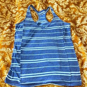Urban outfitters women’s blue striped tank size small
